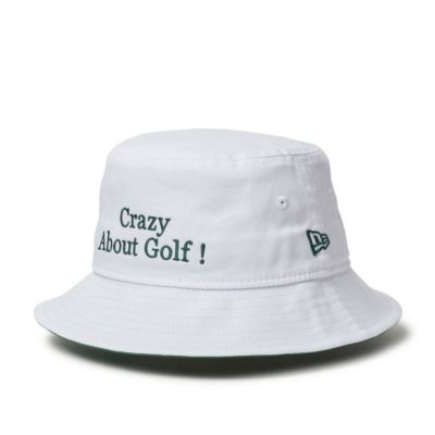 【GOLF】 CRAZY ABOUT GOLF BUCKET HAT ホワイト