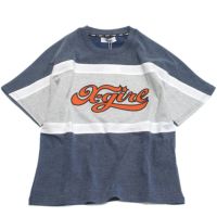 配色切替ロゴアップリケ半袖Tシャツ マルチ(91)