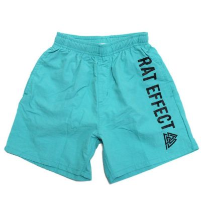 ロゴプリントスイムショートパンツ エメラルド