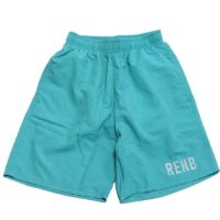 リフレクタープリントスイムショートパンツ エメラルドグリーン