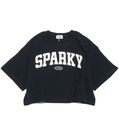 ロゴアップリ半袖Tシャツ コン(50)