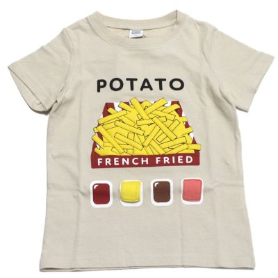 ポテトのソースTシャツ アイボリー(IV)