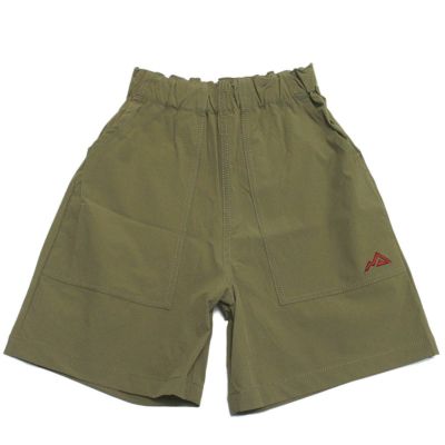 【撥水】ストレッチリップショートパンツ オリーブ(34)