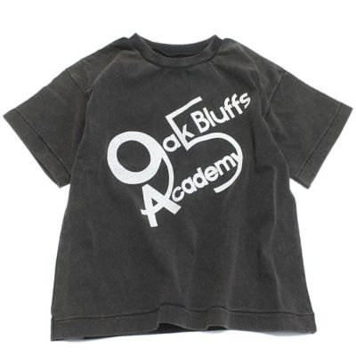 ヴィンテージウォッシュロゴプリントTシャツ ブラック(BK)