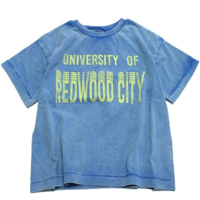 ヴィンテージウォッシュロゴプリントTシャツ ブルー(BL)