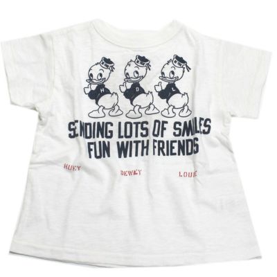 テンジク HUEY DEWEY LOUIE TEE 1W白