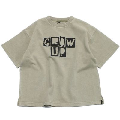 グラフィックガーメントダイTシャツ ベージュ