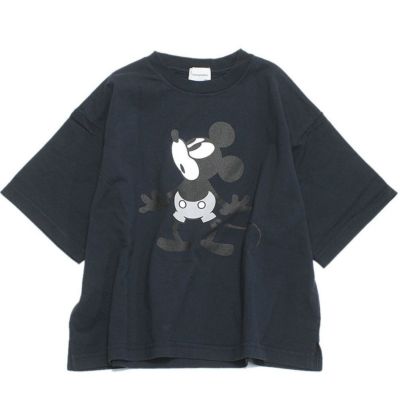 テンジク MICKEY OVER SIZE TEE 4NV紺