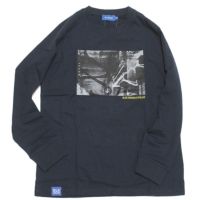 フォトフロントプリント長袖Tシャツ コン(50)