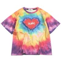ハートタイダイ半袖Tシャツ マルチ(91)