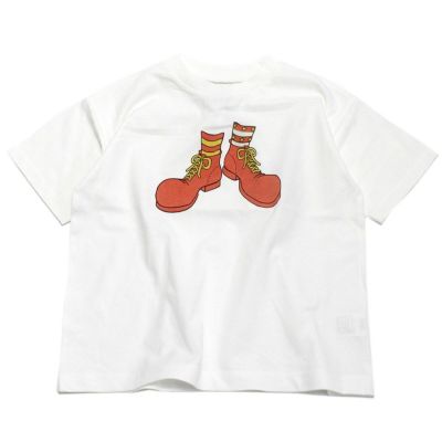 ピエロブーツプリントTシャツ ホワイト(WH)