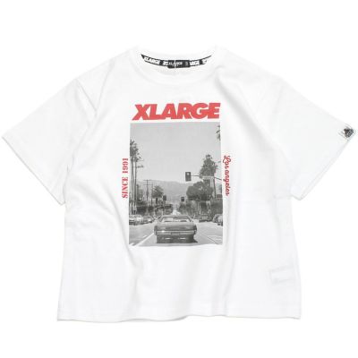 クラシックカーフォト半袖Tシャツ シロ(01)