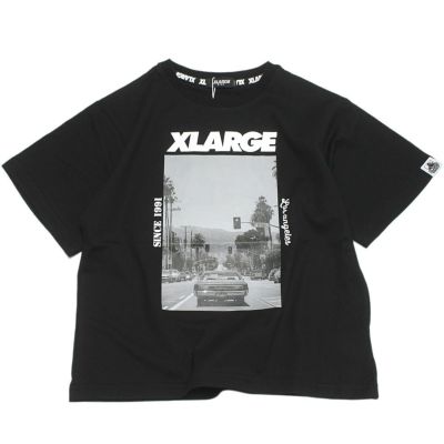 クラシックカーフォト半袖Tシャツ クロ(80)
