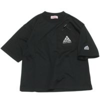 【吸水速乾】巾着ポケットTシャツ クロ(80)