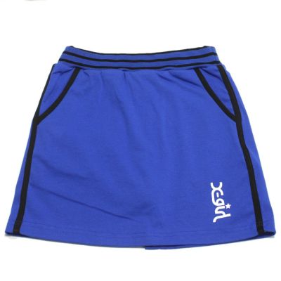 ラインカットスカート ブルー(51)