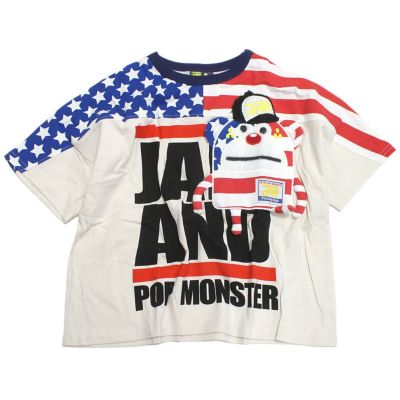 パペットテンチョーワイドTシャツ オフホワイト