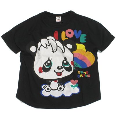 LOVE レインボードルマンTシャツ ブラック