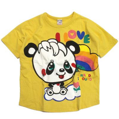 LOVE レインボードルマンTシャツ イエロー
