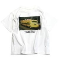 接触冷感ドクターイエローフォトプリントTシャツ ホワイト(WH)