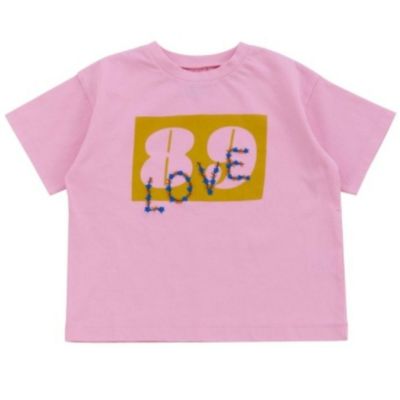 オーバーステッチTシャツ ピンク(PK)