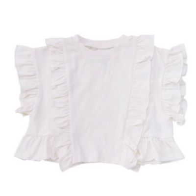 フリルTシャツ ホワイト(WH)