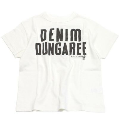 テンジクDENIM DUNGAREE TEE 1W白