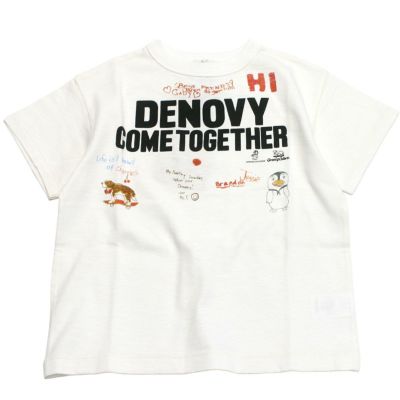 テンジク DENOVY COME Tシャツ（GROOVYCOLORSコラボ） 1W白