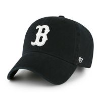 ’47 CLEAN UP NO LOOP LABEL RED SOX CAP ブラック