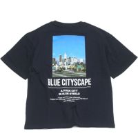 【接触冷感】ハイクールコットン・バックフォト半袖Tシャツ コン(50)