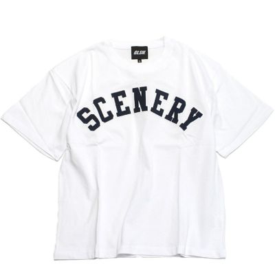 【接触冷感】ハイクールコットン・アップリケ刺繍半袖Tシャツ シロ(01)