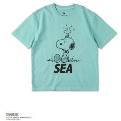 【SMOOTHY×WIND AND SEA】PGT Snoopy Tシャツ サックス