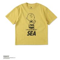 【SMOOTHY×WIND AND SEA】PGT Snoopy Tシャツ マスタード