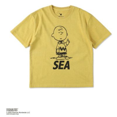 【SMOOTHY×WIND AND SEA】PGT Snoopy Tシャツ マスタード