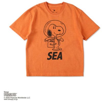 【SMOOTHY×WIND AND SEA】PGT Snoopy Tシャツ オレンジ