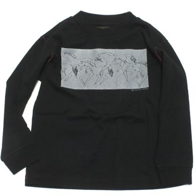 テンジク HORSIE TEE 2BK黒