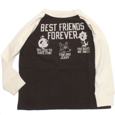 テンジク TOM AND JERRY TEE 2BK黒