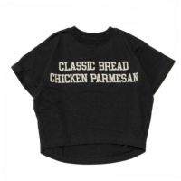 天竺袖タックTシャツ チャコール