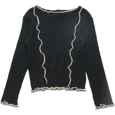 【NeWo】メロウ長袖Tシャツ ブラック
