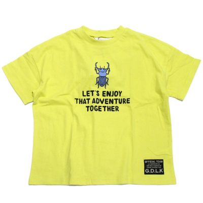インセクトガード昆虫ロゴTシャツ ライトグリーン
