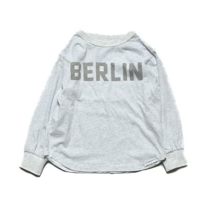 32/-天竺シンプルロゴTシャツ オートミール