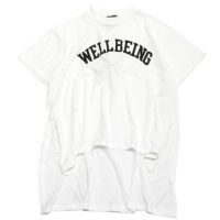 T/C天竺WELLBEINGTシャツ ホワイト