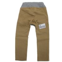 スーパーストレッチサルエルパンツ ブラウン