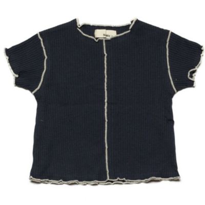 【NeWo】メロウリブTシャツ ネイビー
