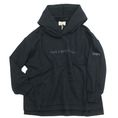 ロゴビッグパーカー ブラック(BK)