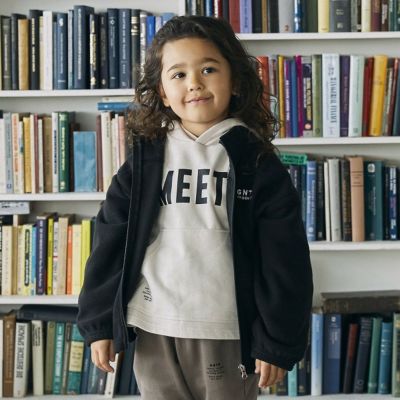 フリーススタンドカラーJK【10月入荷予定】 ブラック(BK)