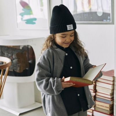 フリーススタンドカラーJK【10月入荷予定】 杢グレー(TG)