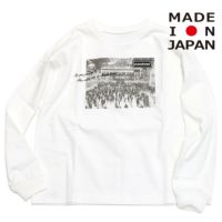 プリントロングスリーブTシャツ ホワイト(WHT)