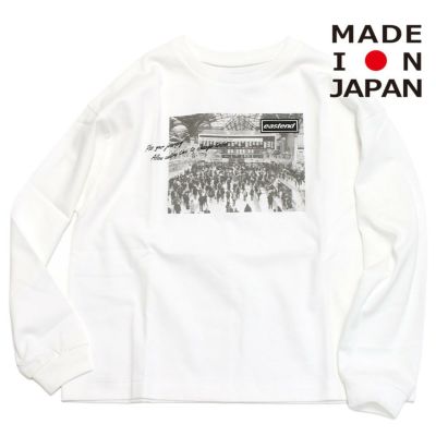 プリントロングスリーブTシャツ ホワイト(WHT)