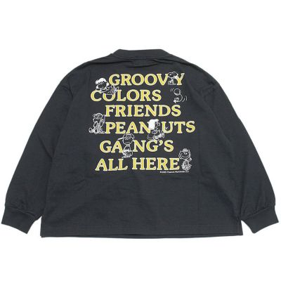 テンジク PEANUTS GANG L/S TEE 17CGRチャコール