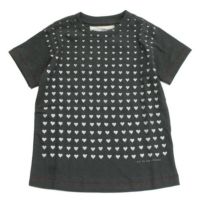 テンジク キラキラハート TEE 17CGRチャコール